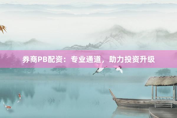 券商PB配资：专业通道，助力投资升级