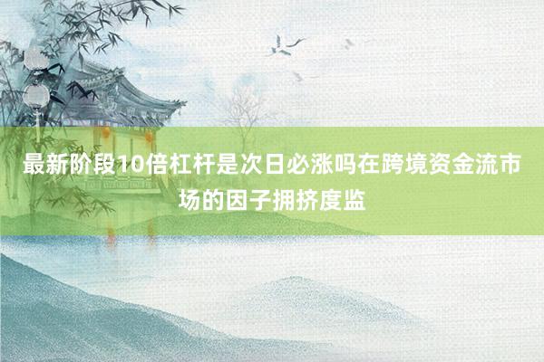 最新阶段10倍杠杆是次日必涨吗在跨境资金流市场的因子拥挤度监